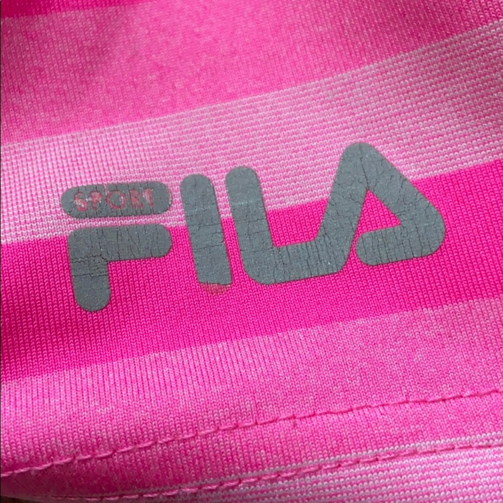Fila Performance Running Neon Pink Racerback Tank - Picture 7 of 7
